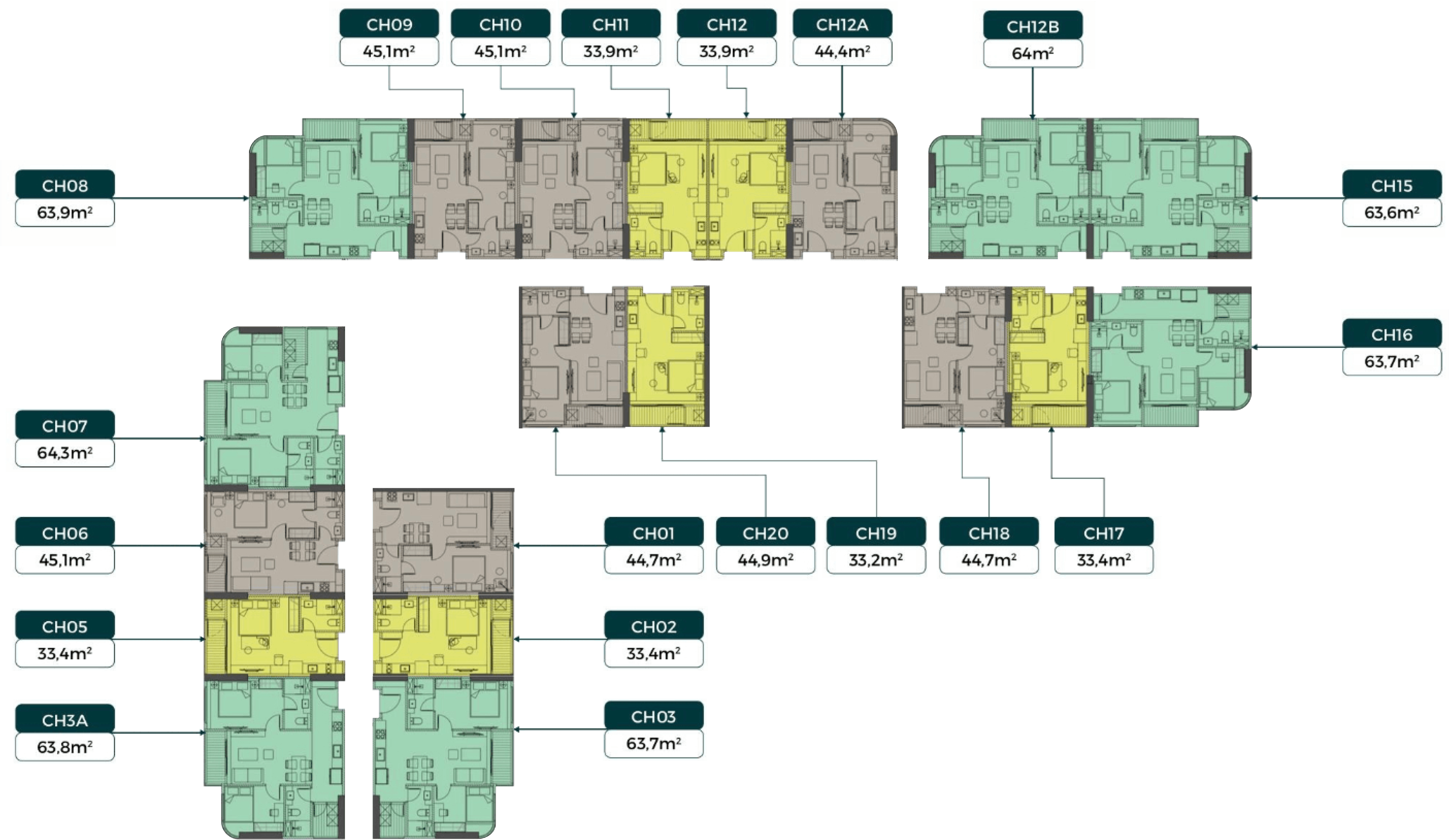 Tầng 3A-19 & 24-28
